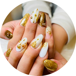 クリスマスネイル